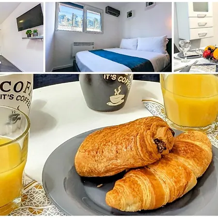 1 Min To The - Kitchen - Tramway - Air Conditioner - Wifi - Promenade Des 아파트 *
