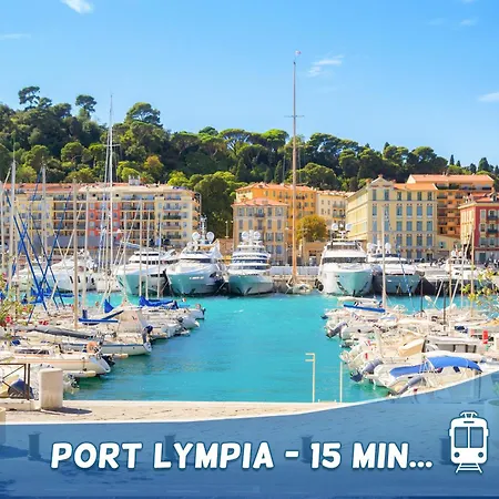 1 Min To The - Kitchen - Tramway - Air Conditioner - Wifi - Promenade Des 니스