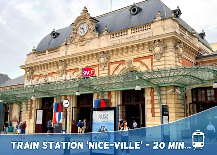 1 Min To The - Kitchen - Tramway - Air Conditioner - Wifi - Promenade Des アパート ニース